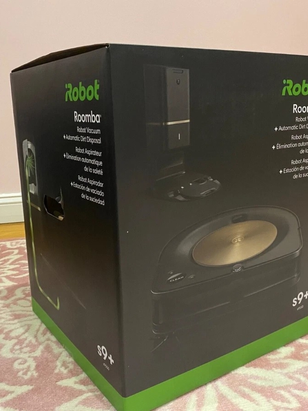 iRobot Roomba S9+ Robot Vacuum in Black with Gold Accent